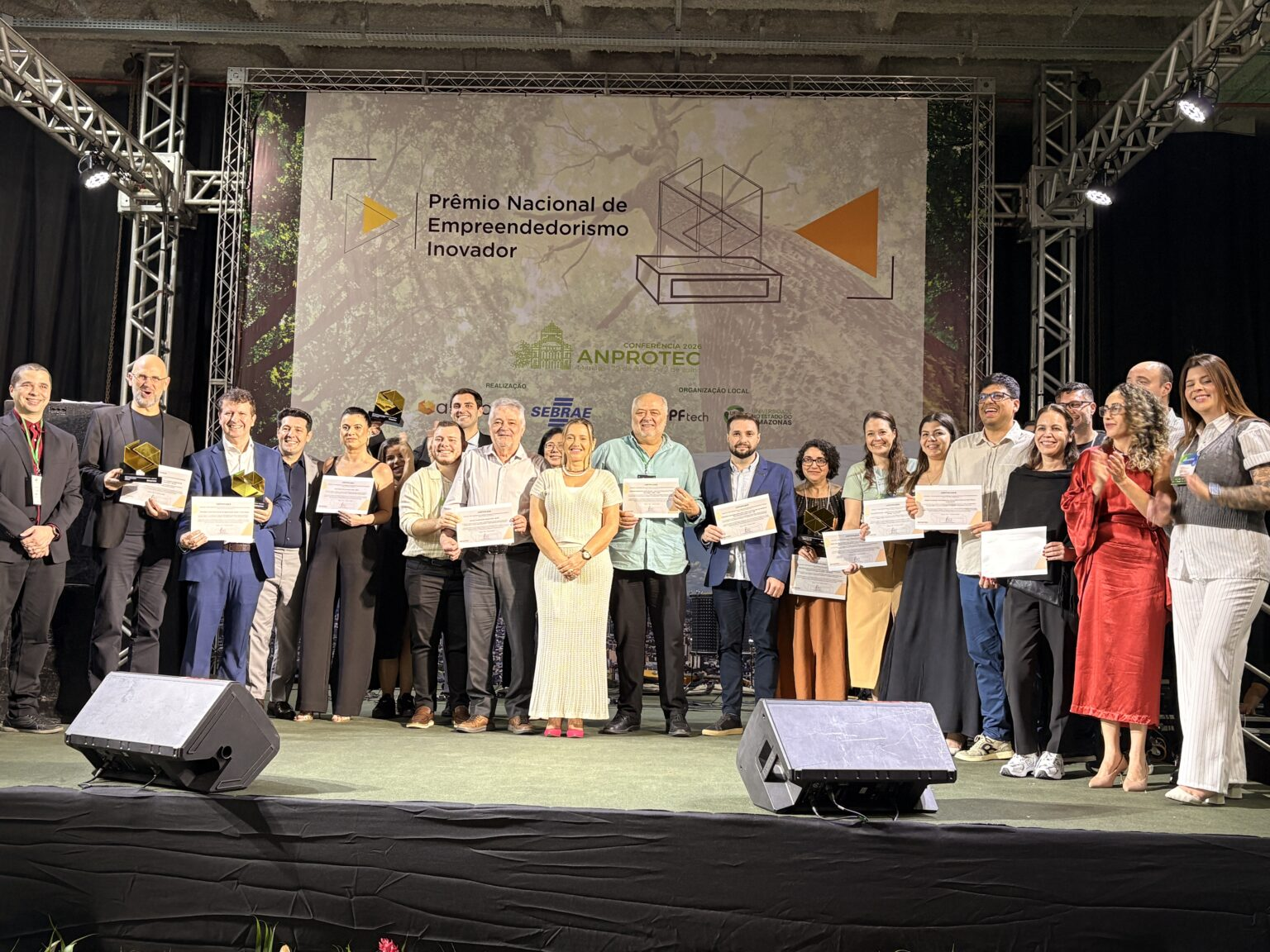 Participantes e vencedores do Prêmio Nacional Anprotec de Empreendedorismo Inovador 2026